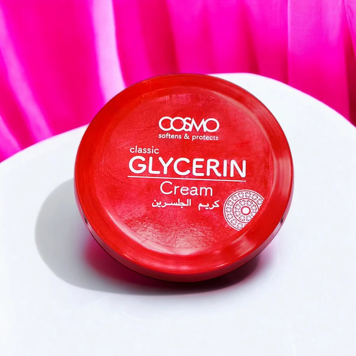 COSMO Classic Glycerin Cream 400ml – Deep Moisturizing Face & Body Cream with Bisabolol, Vitamin E & Silk Peptide | Lightweight, Non-Greasy | For All Skin Types - Damoo