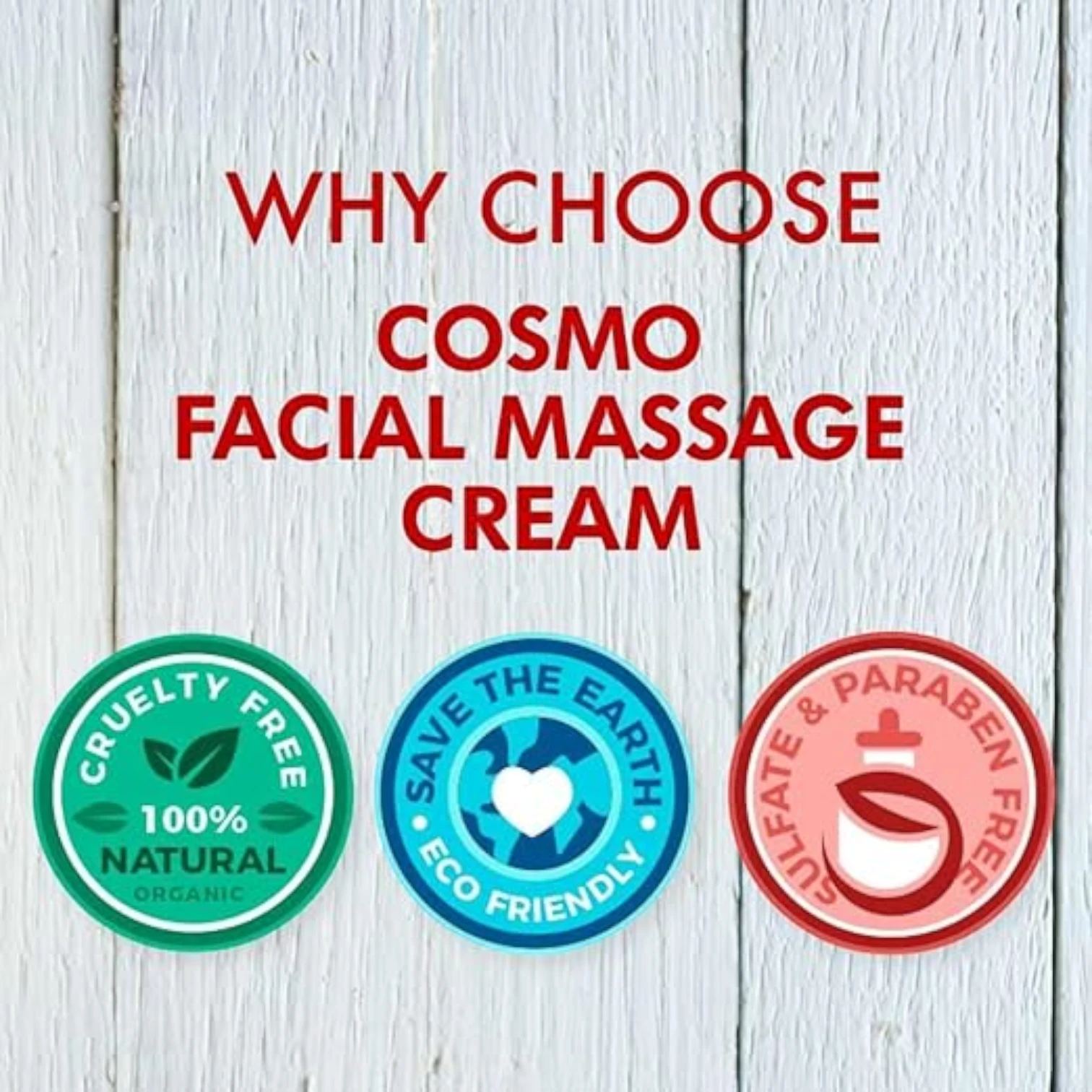 COSMO Cucumber Facial Massage Cream 600ml – Hydrating, Cooling & Skin-Toning Moisturizer for Daily Use - Damoo