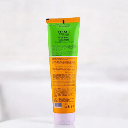 COSMO DESIGNS Almond & Honey Face Wash – 150ml | Deep Moisturizing Cleanser for Glowing Skin | Reduces Wrinkles & Brightens Complexion | For All Skin Types - Damoo