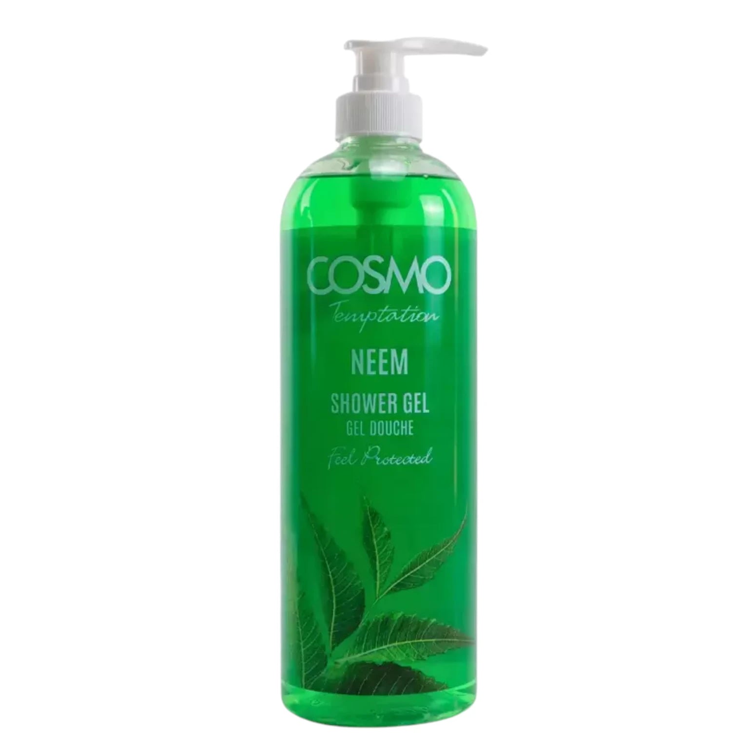 Cosmo Natural Neem Shower Gel 1000ml – Antibacterial & Hydrating Body Wash with Neem Extract for All Skin Types - Damoo