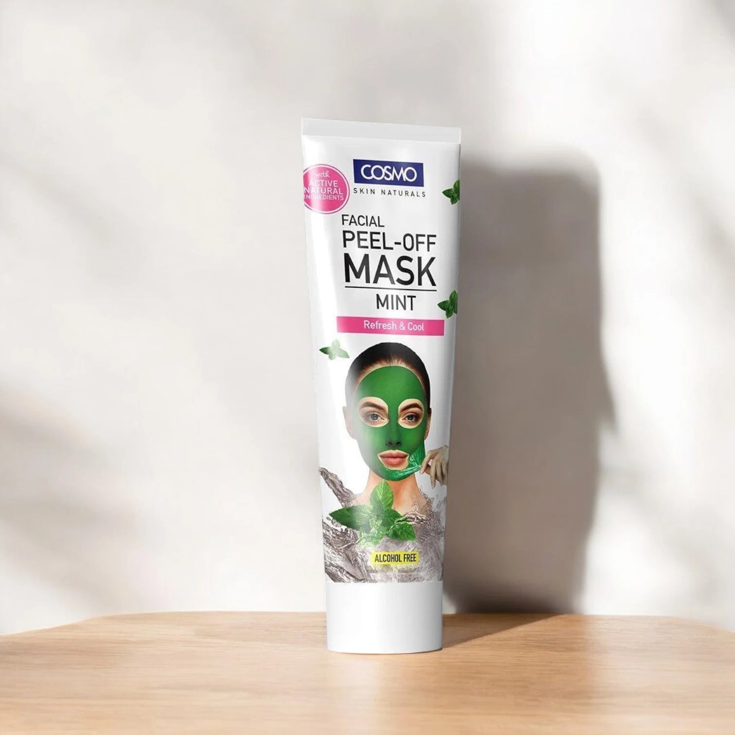 Cosmo Skin Naturals Mint Peel-Off Mask – 150ml | Refreshing Alcohol-Free Facial Mask with Natural Mint Extract | Removes Dead Skin, Whiteheads & Dark Spots | For Men & Women - Damoo