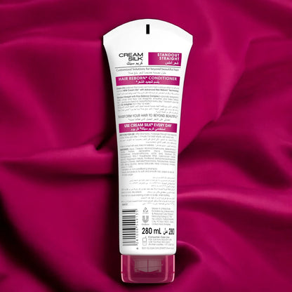 Cream Silk Standout Straight Conditioner for Frizzy, Unmanageable Hair | Advanced Hair Reborn Technology | Frizz Defense Complex - Damoo