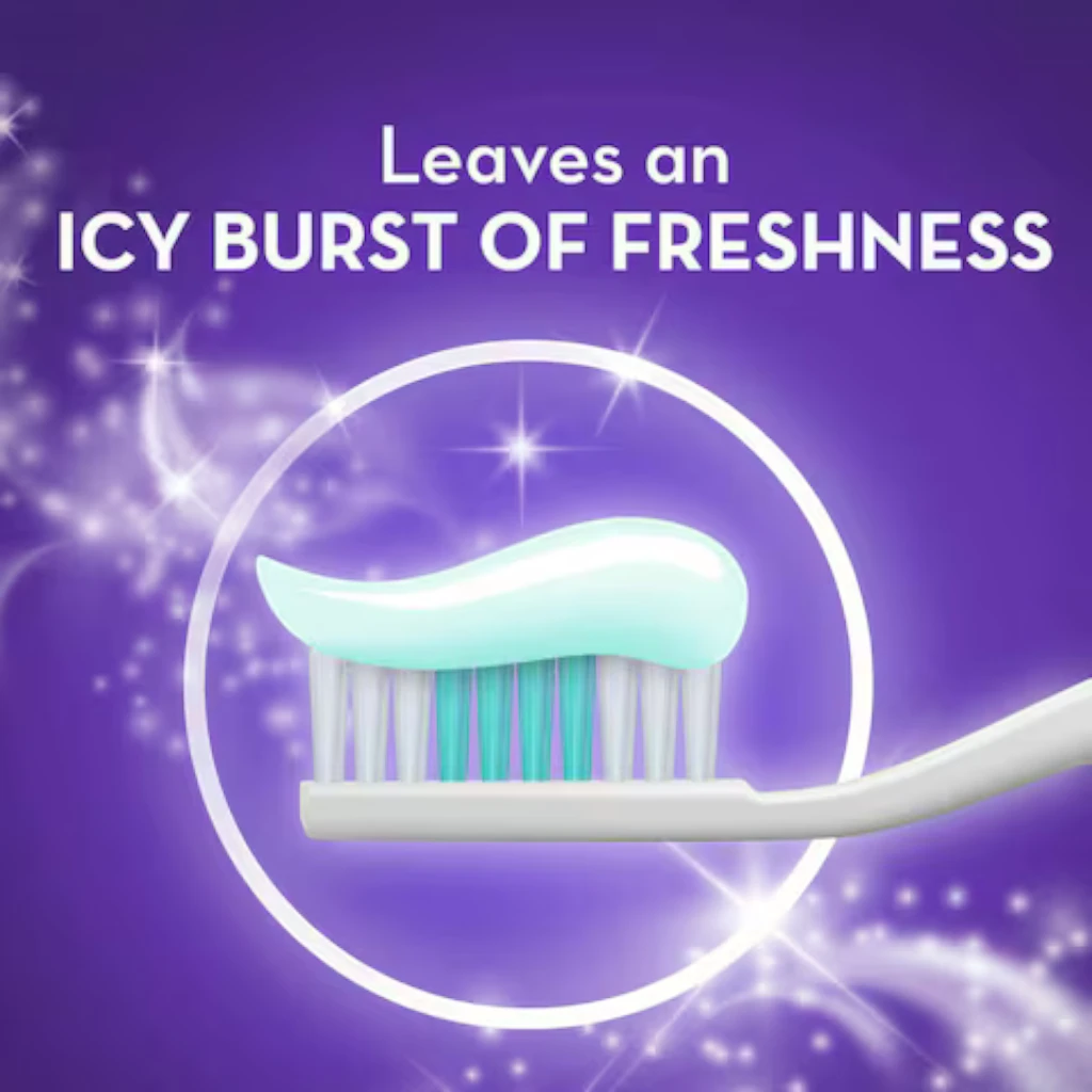 Crest Cavity Protection Toothpaste 125ml 4 Pack – Fresh Mint Flavor –  Enamel-Safe Formula with Calci-Dent for Stronger Teeth, Cavity Defense, Advanced Cleaning & Long-Lasting Minty Fresh Breath - Damoo