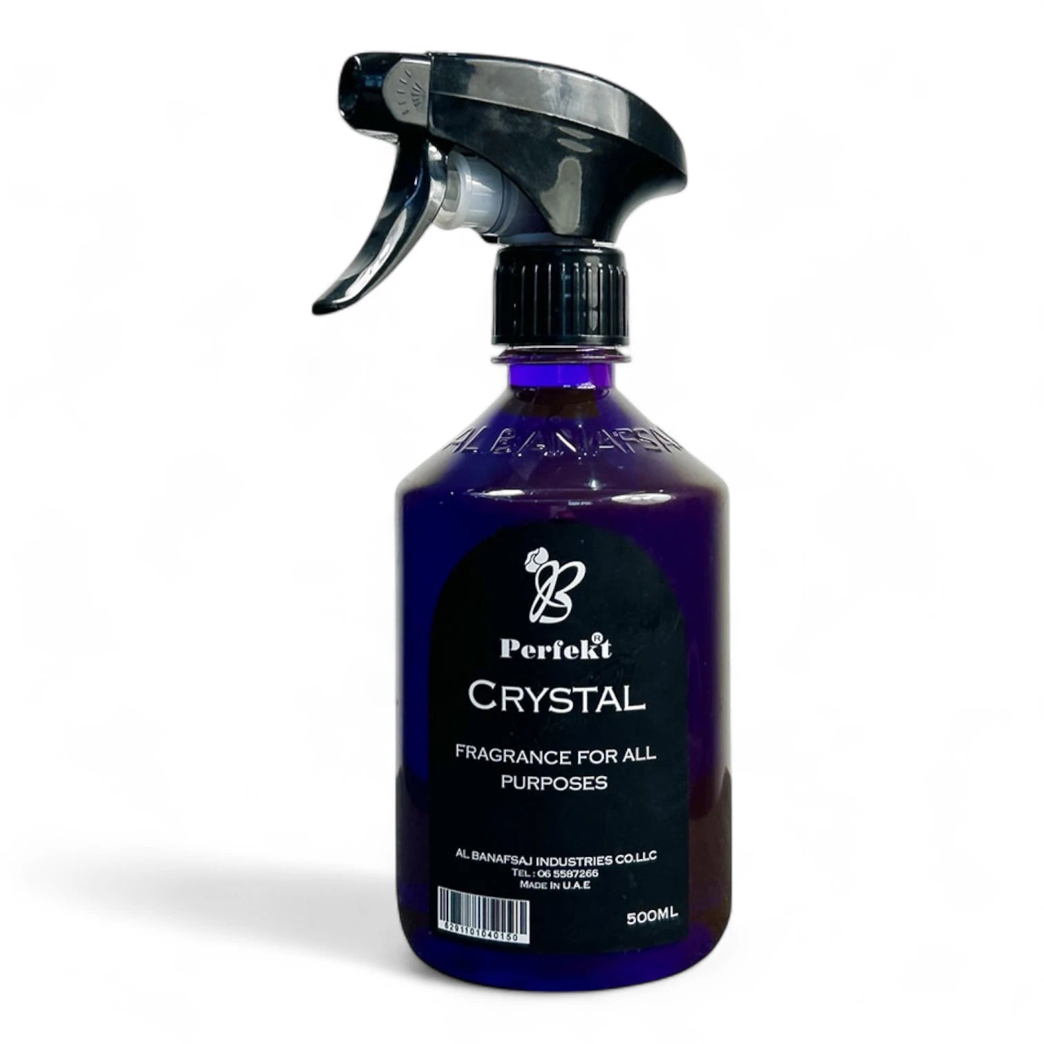 Perfekt Crystal Fragrance Spray – 500ml – Multipurpose Scent for Home, Fabrics, and Cars – Long-Lasting Freshness - Damoo