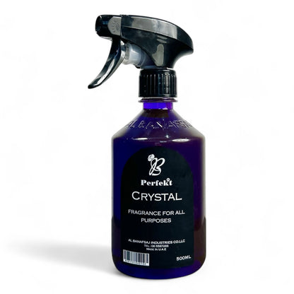 Perfekt Crystal Fragrance Spray – 500ml – Multipurpose Scent for Home, Fabrics, and Cars – Long-Lasting Freshness - Damoo