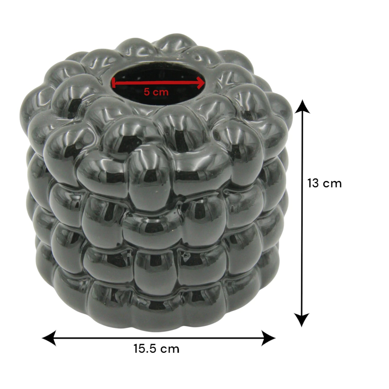 Cylinder Tissue Holder | Modern Desktop Napkin Dispenser for Home, Office, Car & More - Damoo
