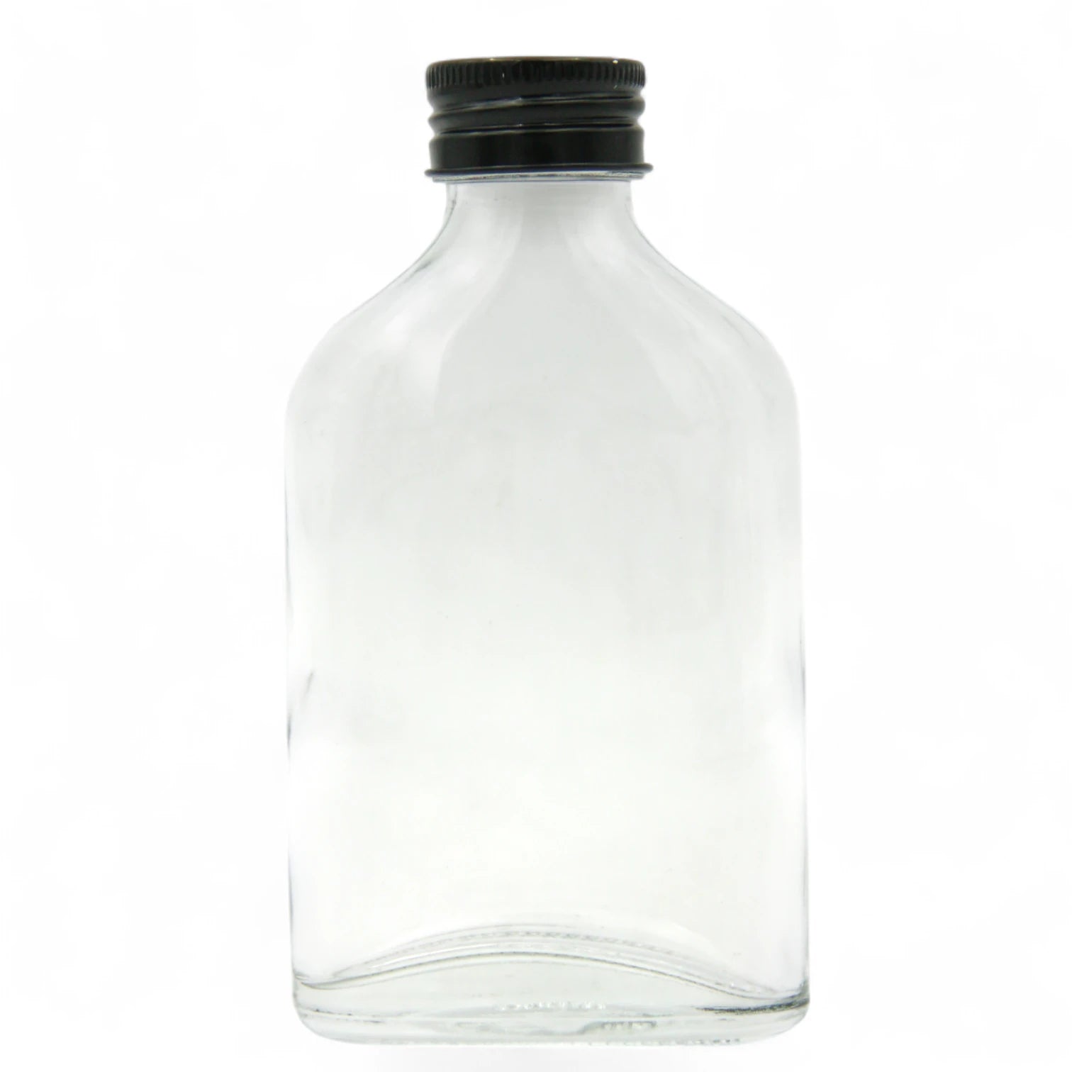 Damoo 100ml Clear Glass Bottle with Black Screw Cap – Reusable Travel Bottle for Oils, Fragrances, or Liquids - Damoo