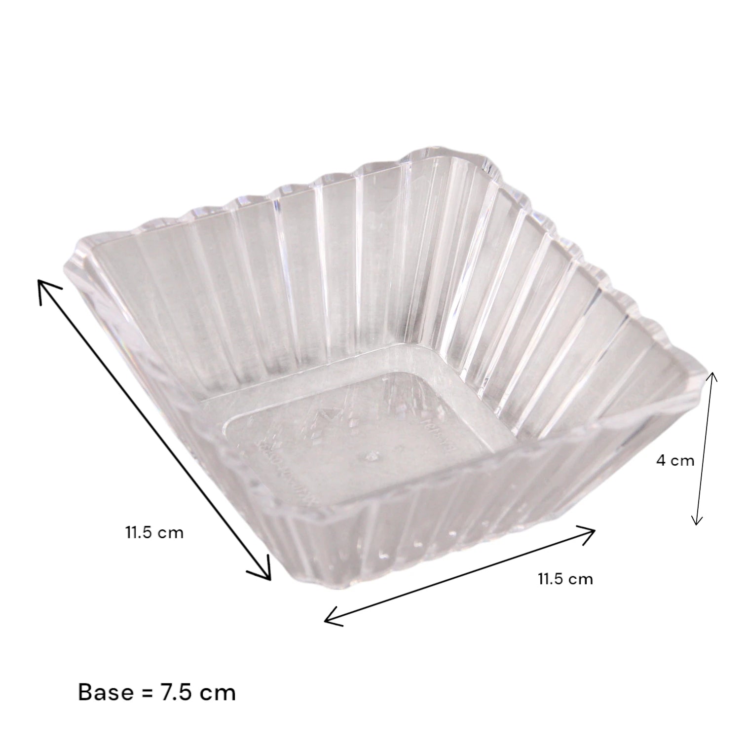 Damoo Clear Acrylic Snack Tray with Lid and 3 Sections – Elegant Serving Dish with Gold Handles for Sweets, Nuts, and Dates - Damoo