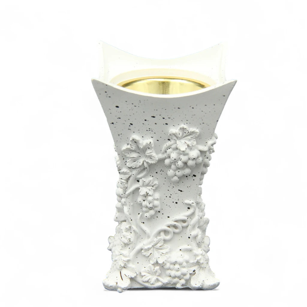 Damoo Floral Vine Bakhour Burner – Classic Arabic Incense Holder with Gold Bowl - Damoo
