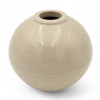 Damoo Handcrafted White Marble Tissue Ball – Luxury Stone Tissue Holder for Modern & Arabic Decor | Round Onyx Tissue Dome for Tabletop or Majlis Use - Damoo