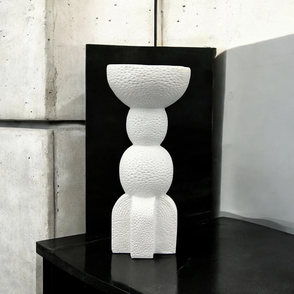 Damoo Incense, Oud, and Bakhoor Burner - Modern Minimalist Design - Home Fragrance Accessories (Black, White) - Damoo