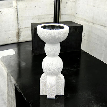 Damoo Incense, Oud, and Bakhoor Burner - Modern Minimalist Design - Home Fragrance Accessories (Black, White) - Damoo