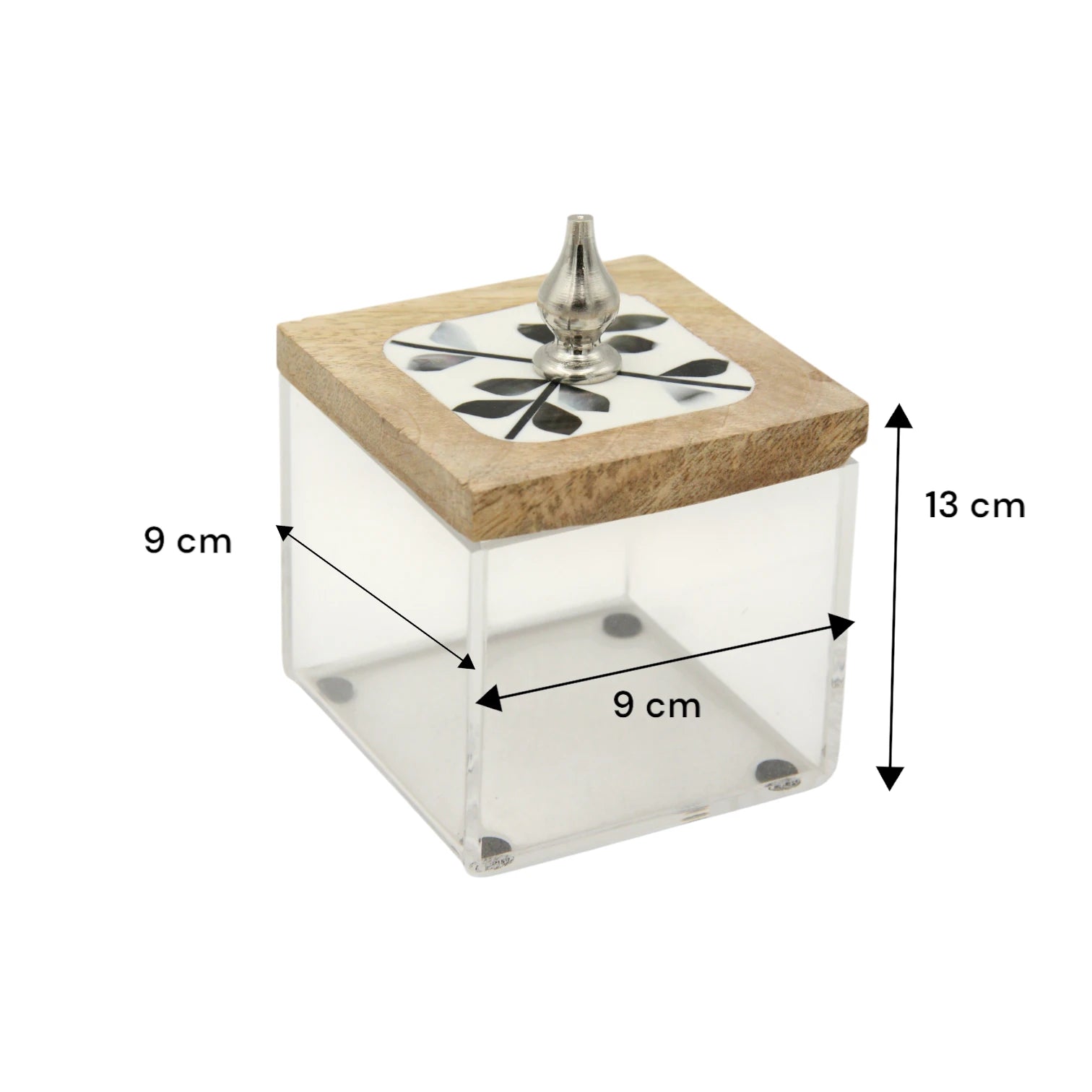 Damoo Luxury Bakhour Gift Set – Wooden Acrylic Tray with Oud Burner & Storage Box – Elegant Arabic Incense Set for Home, Majlis & Gifting - Damoo