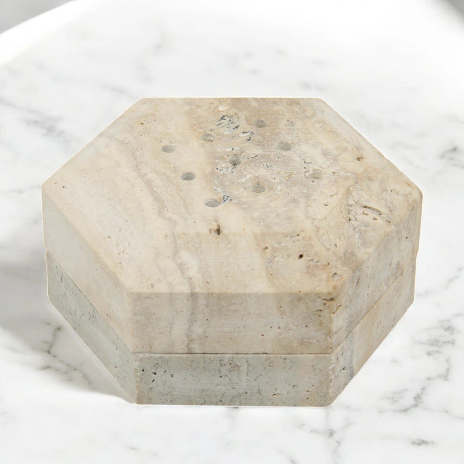 Damoo Luxury Diamond Cut Marble Incense Burner – Handcrafted Bakhoor & Oud Holder  – Elegant Aromatherapy Burner for Home, Majlis & Gift Giving - Damoo