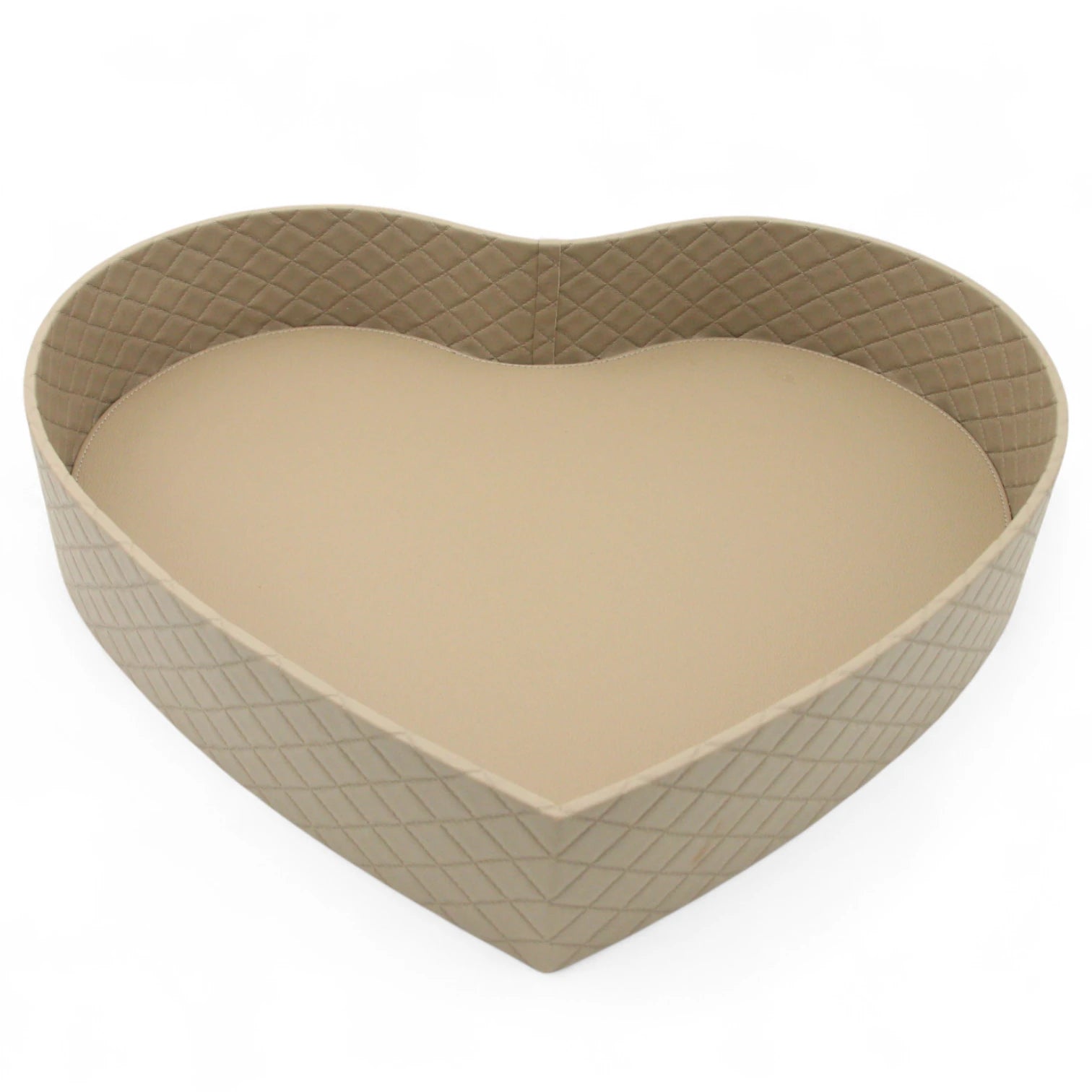 Damoo Luxury Heart-Shaped Leather Tray – Modern Serving and Organizer Tray for Special Occasions or Daily Use - Damoo
