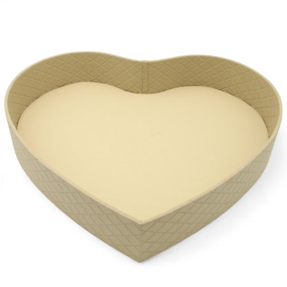 Damoo Luxury Heart-Shaped Leather Tray – Modern Serving and Organizer Tray for Special Occasions or Daily Use - Damoo