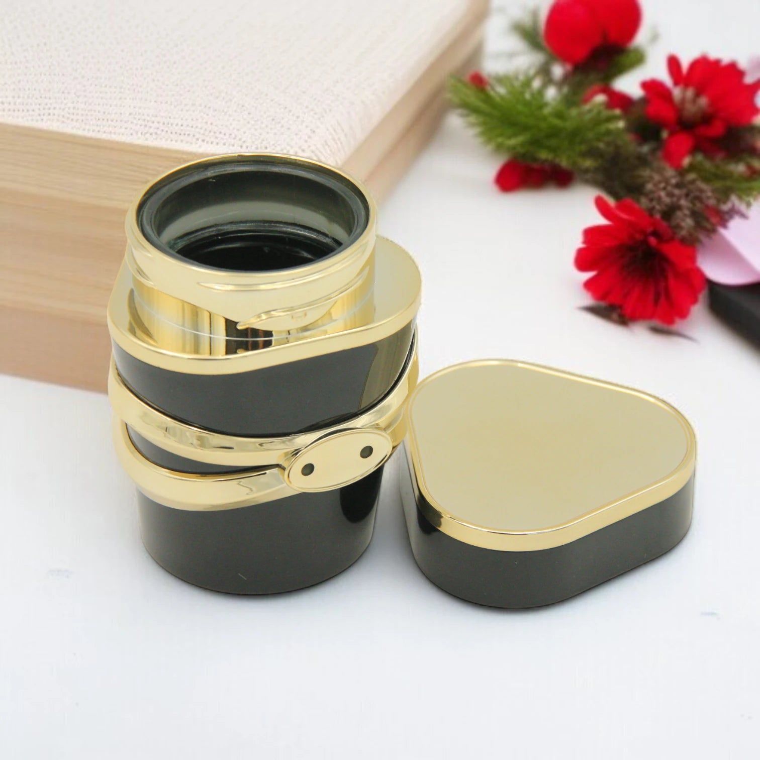 Damoo Luxury Incense Jar with Airtight Seal 150 ML– Elegant Storage Container for Oud, Bakhoor, and Arabic Incense - Damoo