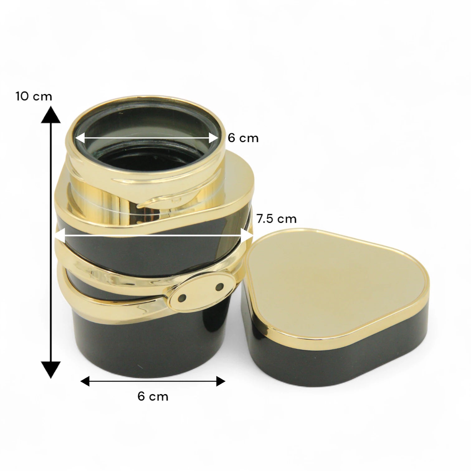 Damoo Luxury Incense Jar with Airtight Seal 150 ML– Elegant Storage Container for Oud, Bakhoor, and Arabic Incense - Damoo