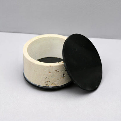 Damoo Luxury Marble Incense Burner Set with Oud Storage Container and Removable Steel Cup - Damoo