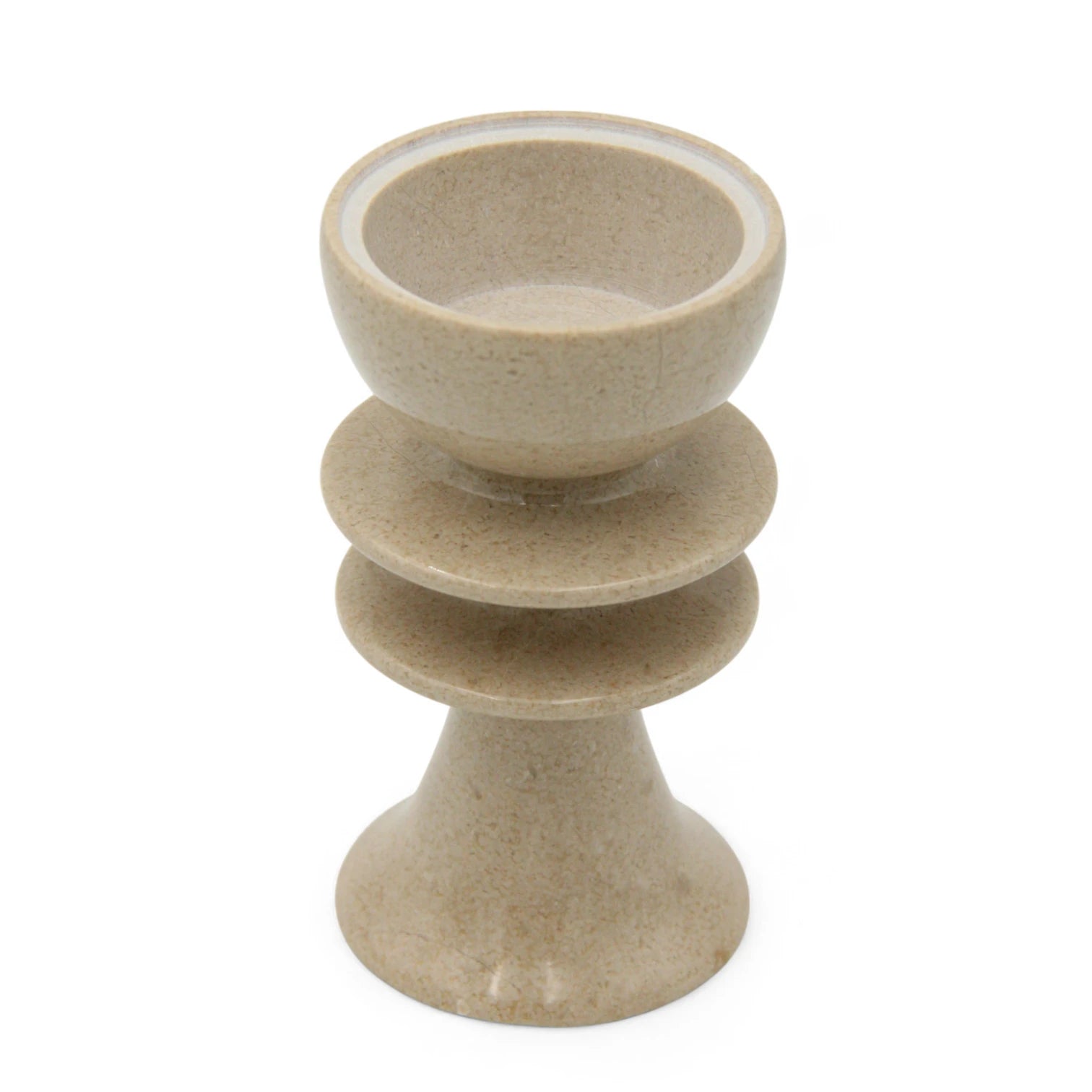 Damoo Luxury Natural Marble Incense Burner – Elegant Stone Bakhoor Holder with Gold-Plated Inner Bowl – Handmade for Home, Majlis, Office & Gifting - Damoo