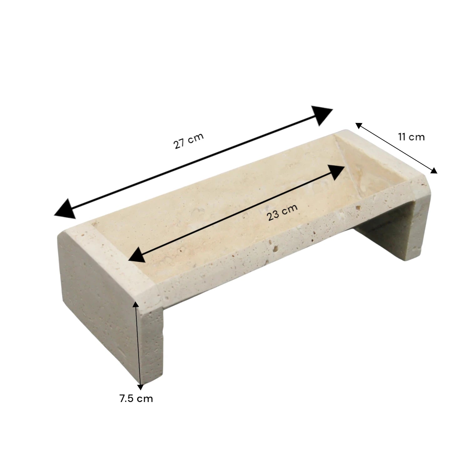 Damoo Minimalist Marble Cup Stand – Handmade Natural Stone Mug Display | Elevated Modern Cup Holder - Damoo