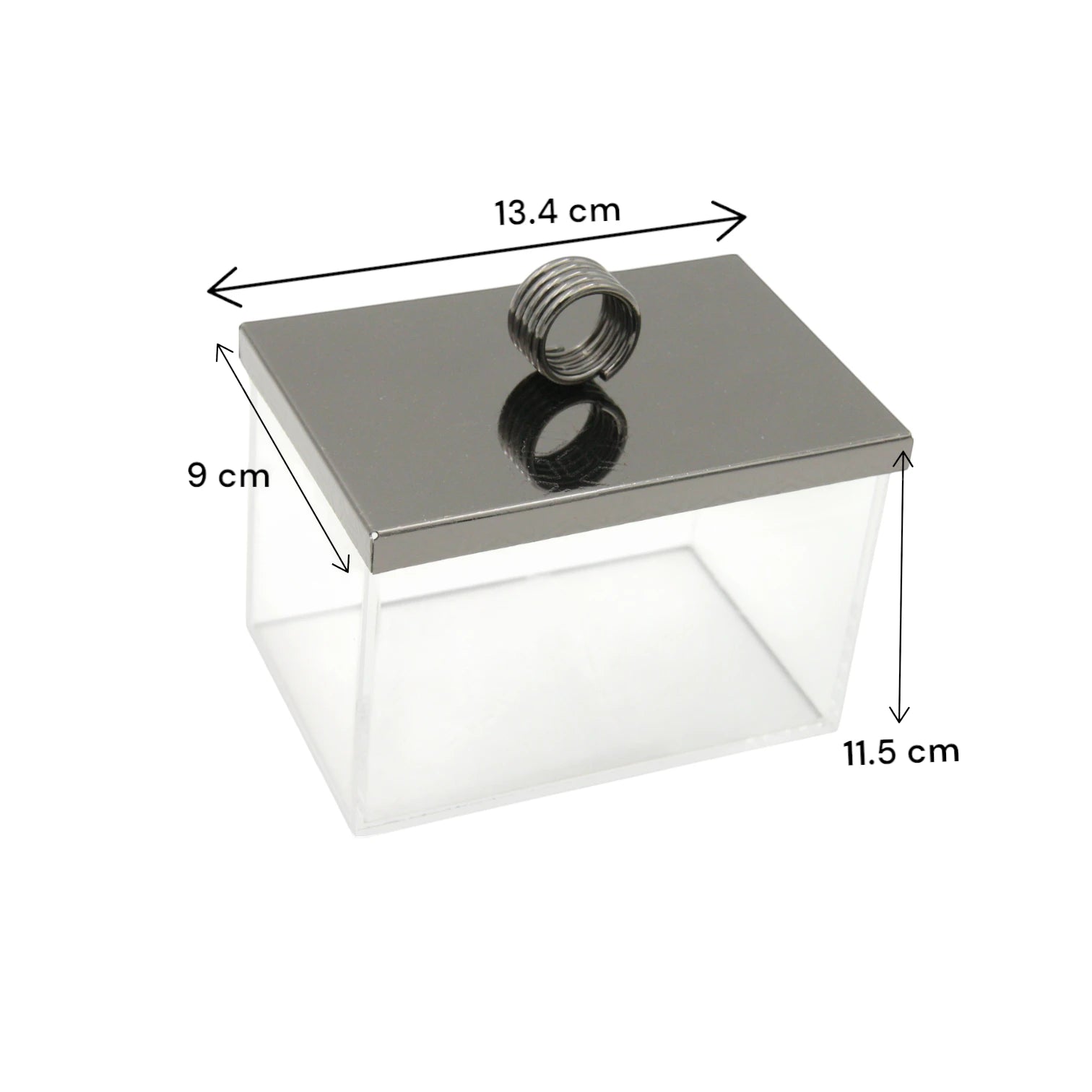 Damoo Modern Black  Metal & Acrylic Serving Tray – 4-Compartment Organizer with Lidded Containers for Dates, Snacks & Condiments – Elegant Display Box for Ramadan, Events & Home Décor - Damoo