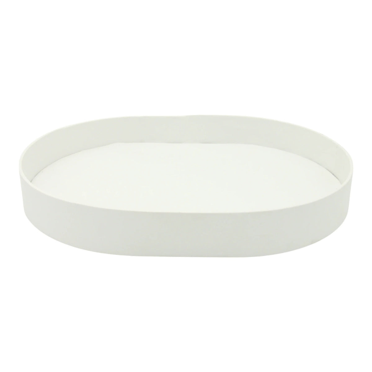 Damoo Oval Faux Leather Tray – Elegant Catchall Organizer for Keys, Coins, Jewelry & Desk Accessories - Damoo