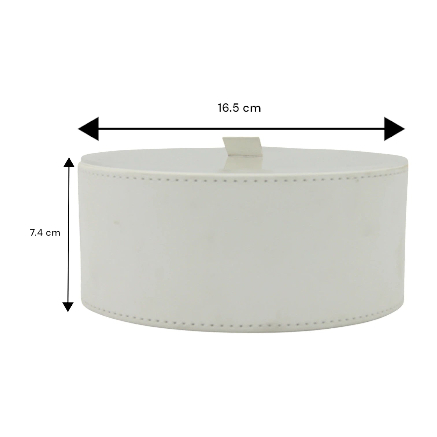 Damoo Round Serving Tray with Acrylic Cover – Minimalist Design - Multi-Purpose Food & Drink Organizer for Kitchen, Coffee Table & Events - Damoo