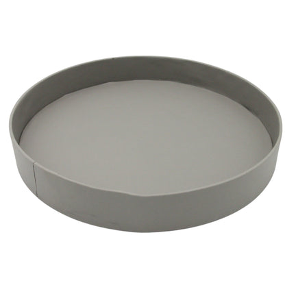 Damoo Rounded Faux Leather Tray – Elegant Catchall Organizer for Keys, Coins, Jewelry & Desk Accessories - Damoo