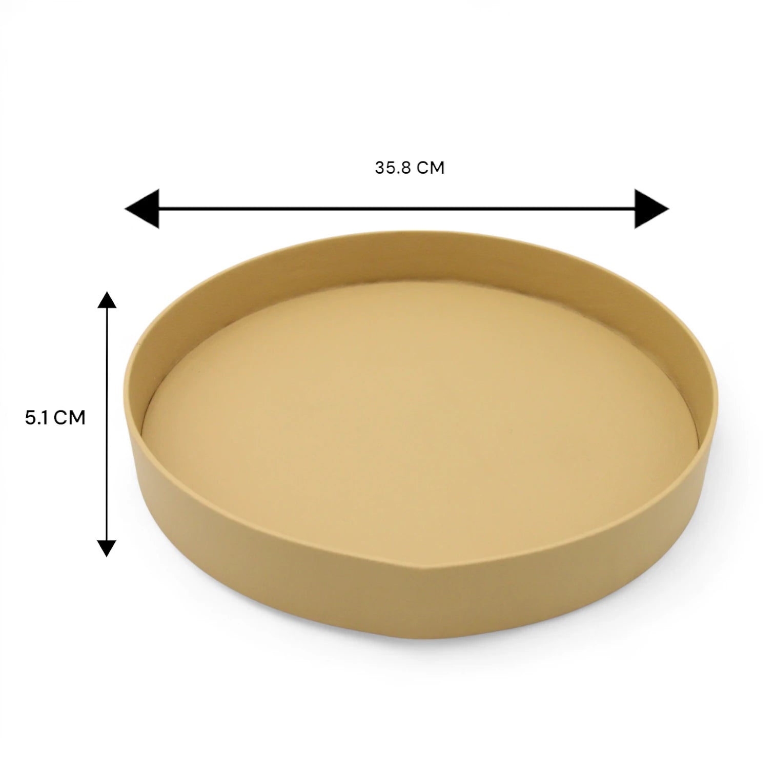 Damoo Rounded Faux Leather Tray – Elegant Catchall Organizer for Keys, Coins, Jewelry & Desk Accessories - Damoo