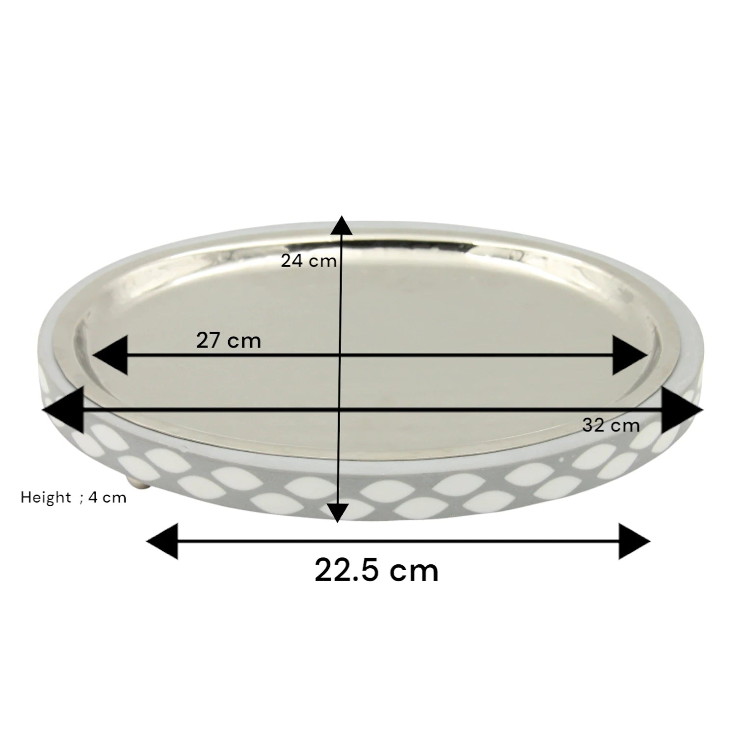 Damoo  Tray – Luxury Decorative Serving Tray for Coffee, Dates & Home Décor - Damoo