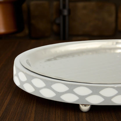 Damoo  Tray – Luxury Decorative Serving Tray for Coffee, Dates & Home Décor - Damoo