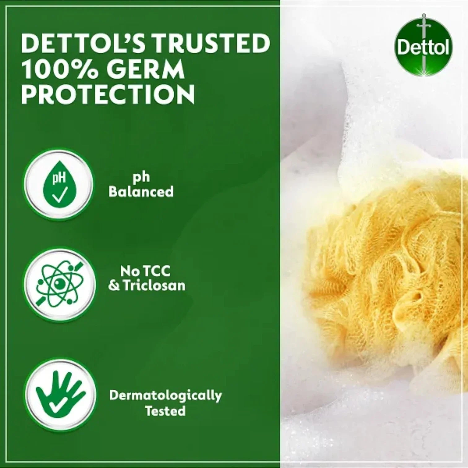 Dettol Fresh Shower Gel & Body Wash – 500ml + 250ml Combo Pack – Antibacterial Citrus & Orange Blossom Scent – pH-Balanced, Moisturizing, Dermatologically Tested Body Wash - Damoo