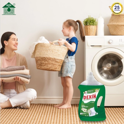Dexin Liquid Detergent Gel – 4L | Powerful Stain Removal & Fresh Scent | Family-Sized Laundry Detergent - Damoo