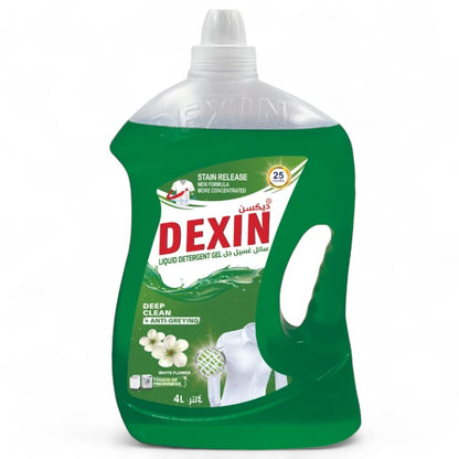 Dexin Liquid Detergent Gel – 4L | Powerful Stain Removal & Fresh Scent | Family-Sized Laundry Detergent - Damoo