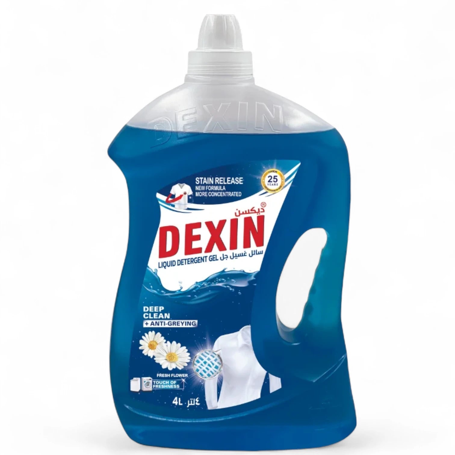 Dexin Liquid Detergent Gel – 4L | Powerful Stain Removal & Fresh Scent | Family-Sized Laundry Detergent - Damoo