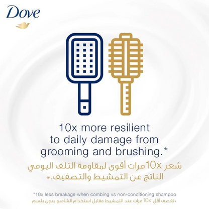 Dove Daily Care Conditioner for Dry Hair | Deep Nourishment with Bio-Restore Formula | Up to 100% Softer Hair | 340ml - Damoo