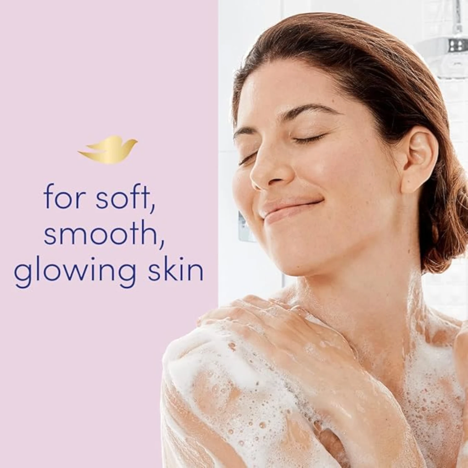 Dove Beauty Cream Bar Soap – Pink, 125g x 4 | Gentle Cleansing Soap with ¼ Moisturizing Cream, For All Skin Types - Damoo