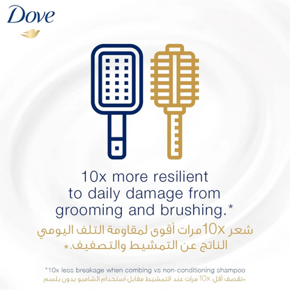 Dove Hair Fall Rescue Shampoo 200ml – Up to 98% Less Hair Fall | Strengthens Weak & Fragile Hair | Bio-Restore Formula with Amino Acids & Oils - Damoo