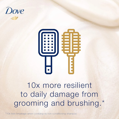 Dove Intensive Repair Shampoo – Pack of 2 (400ml Each) | For Damaged Hair | With Bio-Restore Formula, Amino Acids & Nourishing Oils | 100% Healthy-Looking Hair | Alcohol-Free - Damoo