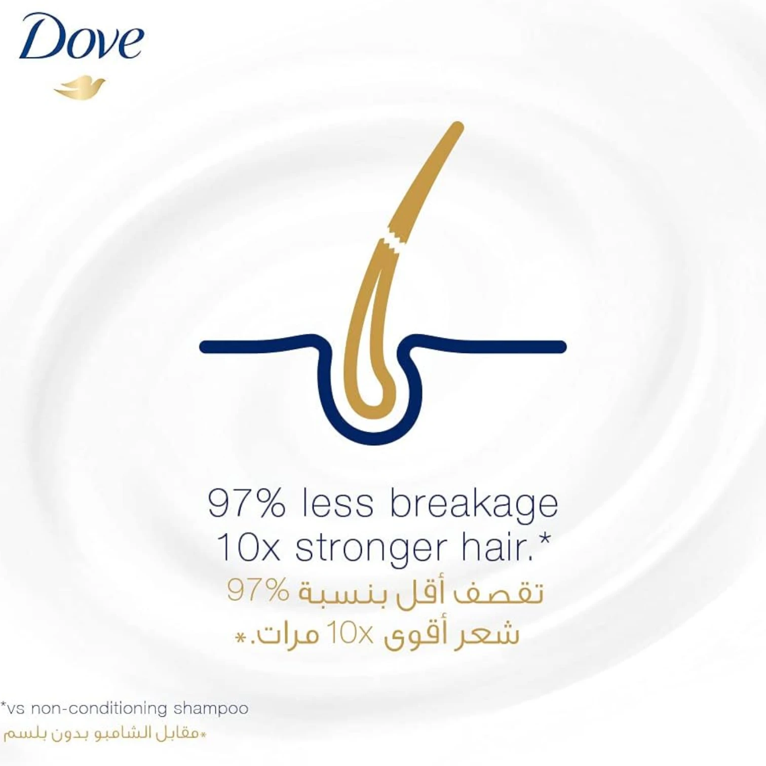 Dove Nourishing Secrets Oil Replacement Cream 300ml – Repairing Ritual Leave-In Treatment for Frizzy Hair | With Avocado Oil & Calendula | 72-Hour Frizz Control - Damoo