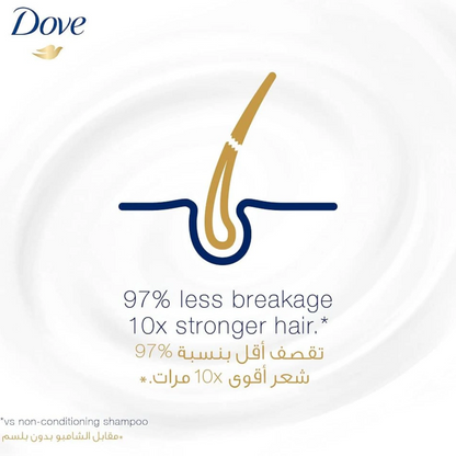 Dove Nourishing Secrets Oil Replacement Cream 300ml – Strengthening Ritual Leave-In Hair Treatment for Frizzy & Thin Hair | With Lavender Oil & Rosemary | 72-Hour Frizz Control & 10x Stronger Hair - Damoo