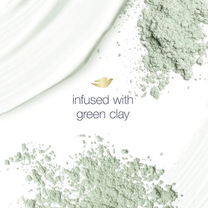 Dove Purifying Detox Shower Gel with Green Clay, 500ml – Sulfate-Free, Deep Cleansing & Skin Nourishing Body Wash for Dry Skin - Damoo