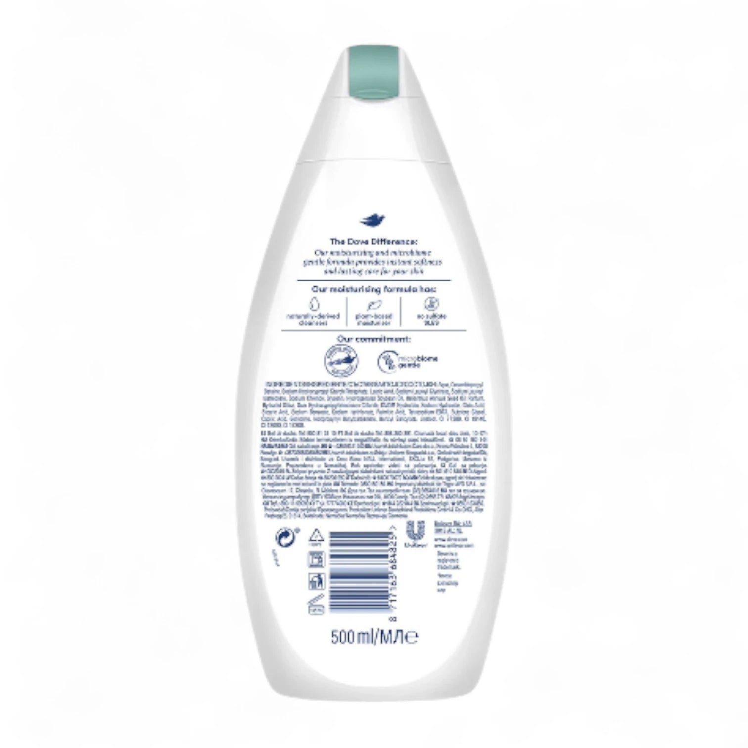 Dove Purifying Detox Shower Gel with Green Clay, 500ml – Sulfate-Free, Deep Cleansing & Skin Nourishing Body Wash for Dry Skin - Damoo