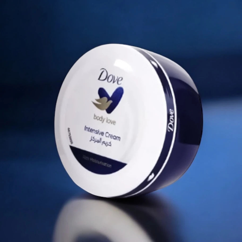 Dove Rich Nourishment Body Cream 50ml – Intensive Moisturizer for Normal to Dry Skin | Long-Lasting Hydration Up to 72 Hours | Non-Greasy & Unscented - Damoo