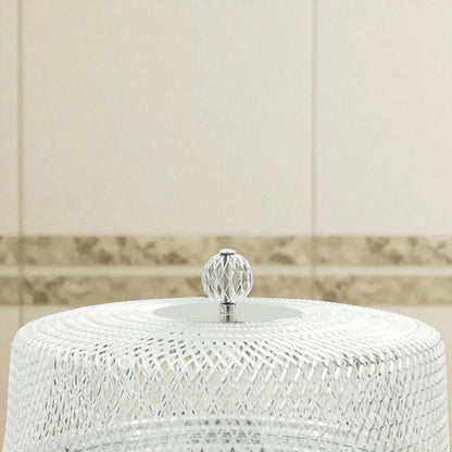 Durable Snack & Dessert Tray with Insect-Proof Metal Mesh Dome – Shatter-Resistant Base for Elegant Indoor & Outdoor Food Serving - Damoo