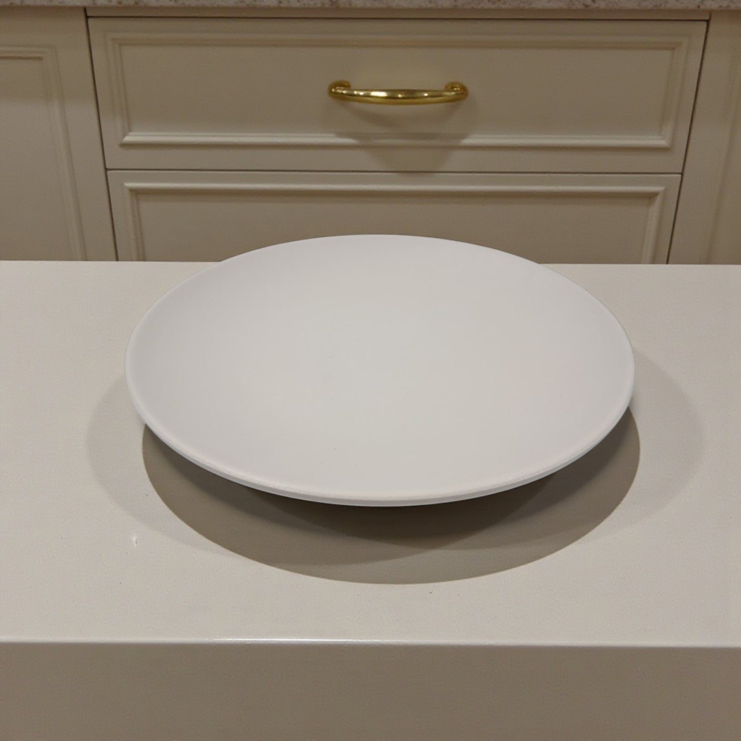 EDGE Melamine Flat Dinner Plate – Premium Unbreakable Plate for Main Courses & Serving | Heat & Cold Resistant | Food-Safe & Dishwasher-Safe | Modern Matte Finish Tableware