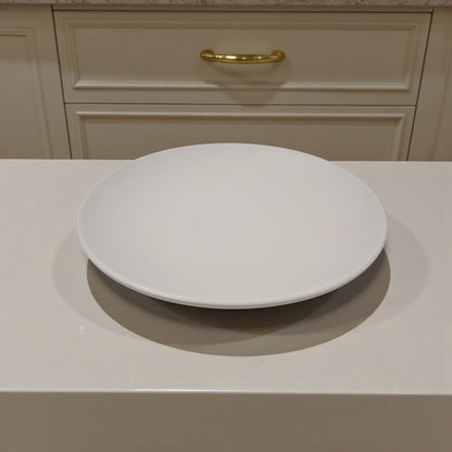 EDGE Melamine Flat Dinner Plate – Premium Unbreakable Plate for Main Courses & Serving | Heat & Cold Resistant | Food-Safe & Dishwasher-Safe | Modern Matte Finish Tableware