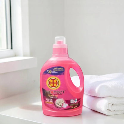 PROTECT Power Gel Laundry Liquid 3L – 3X Strong Cleaning Formula with Color Protection & Long-Lasting Freshness - Damoo