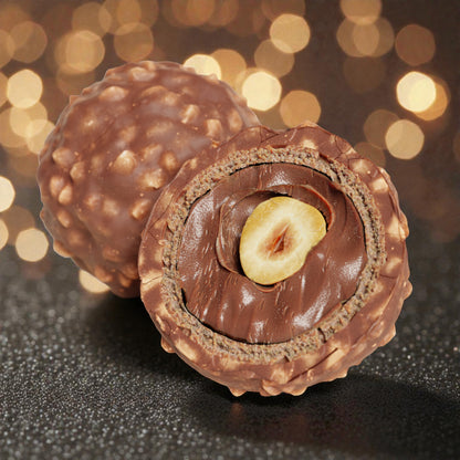 Ferrero Rocher 16-Piece Chocolate Collection 200g – Whole Hazelnut Milk Chocolate Gift Box - Damoo